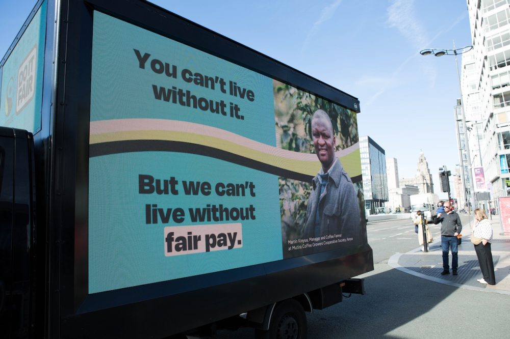 Substructure Setting Out Fairtrade Foundation and 38 Degrees direct fair pay message to PM Andy ...