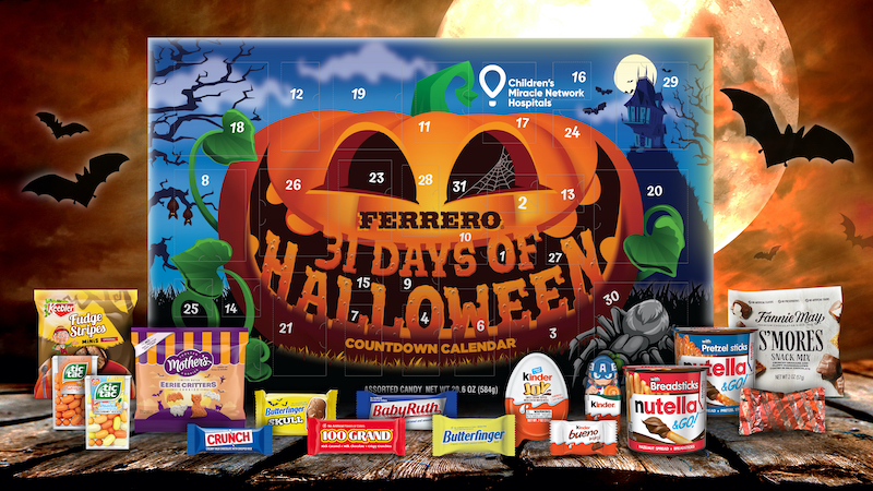 Ferrero’s 31 days of Halloween Countdown calendar makes a ‘spooktacular’ return