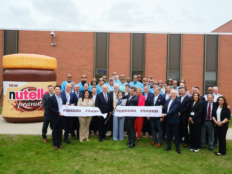 Ferrero celebrates opening Nutella Peanut manufacturing facilities