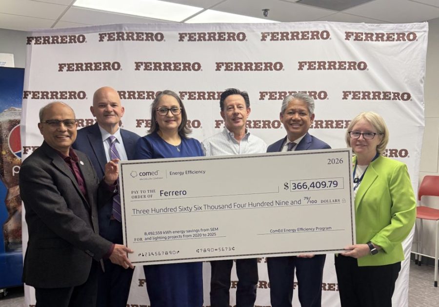 Ferrero's Illinois facilities makes key environmental performance strides, including a key financial incentive to make energy reductions. Pic: Ferrero
