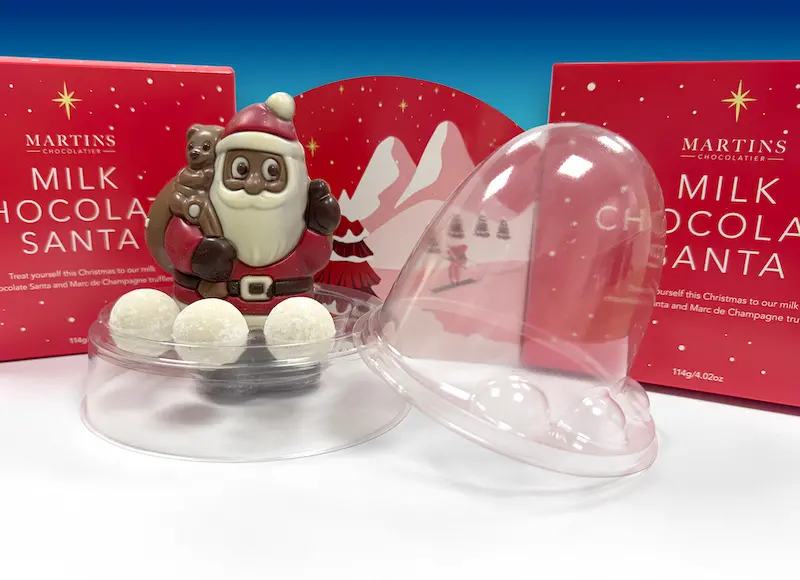 Macpac thermoforming packaging responds to key Santa snow dome